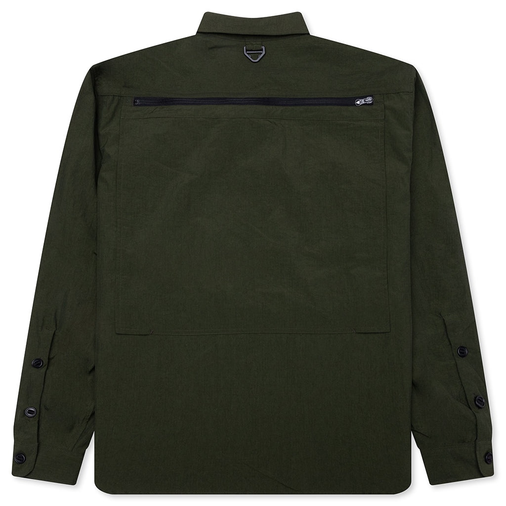 TENKARA TROUT NYLON RIPSTOP SHIRT - GREEN - 2