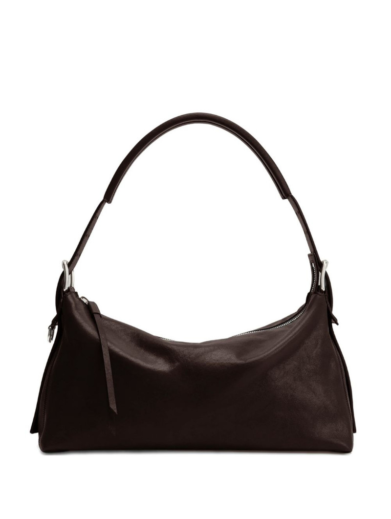 belted leather shoulder bag 1