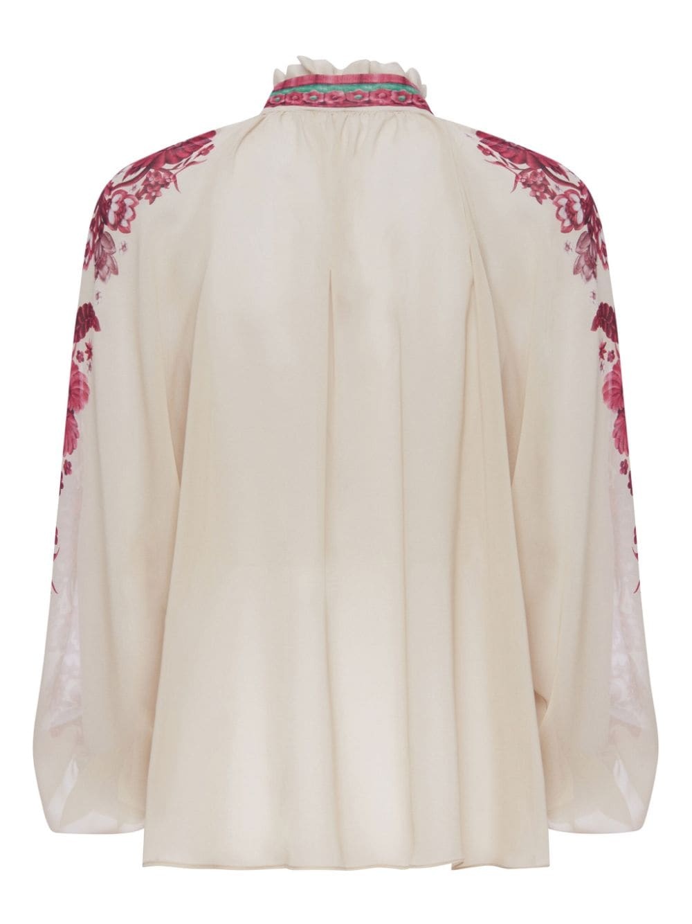 Cerere floral-print silk blouse - 5