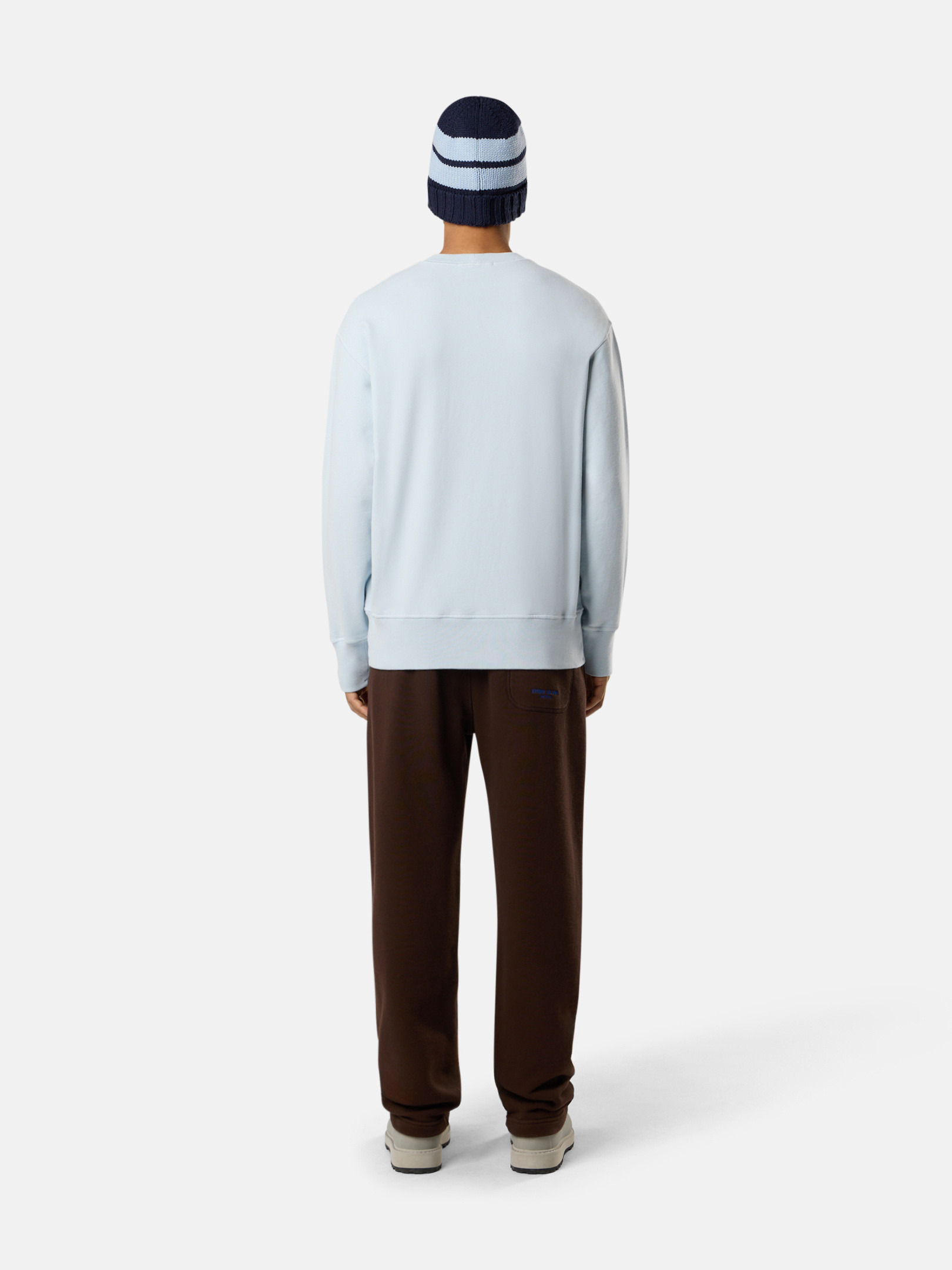 6100071 BRUSHED ORGANIC COTTON FLEECE_STONE ISLAND MARINA - 7