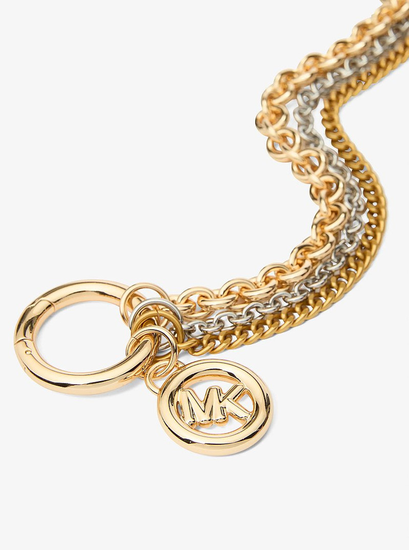MICHAEL KORS Mixed-Metal Chain Bag Charm outlook