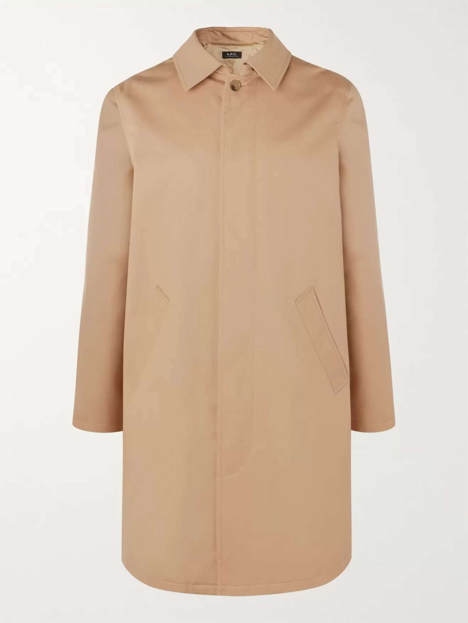 Cotton-Twill Trench Coat - 1