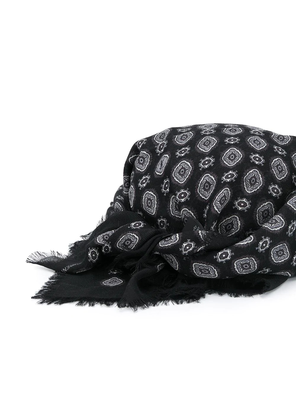 printed scarf hat - 2