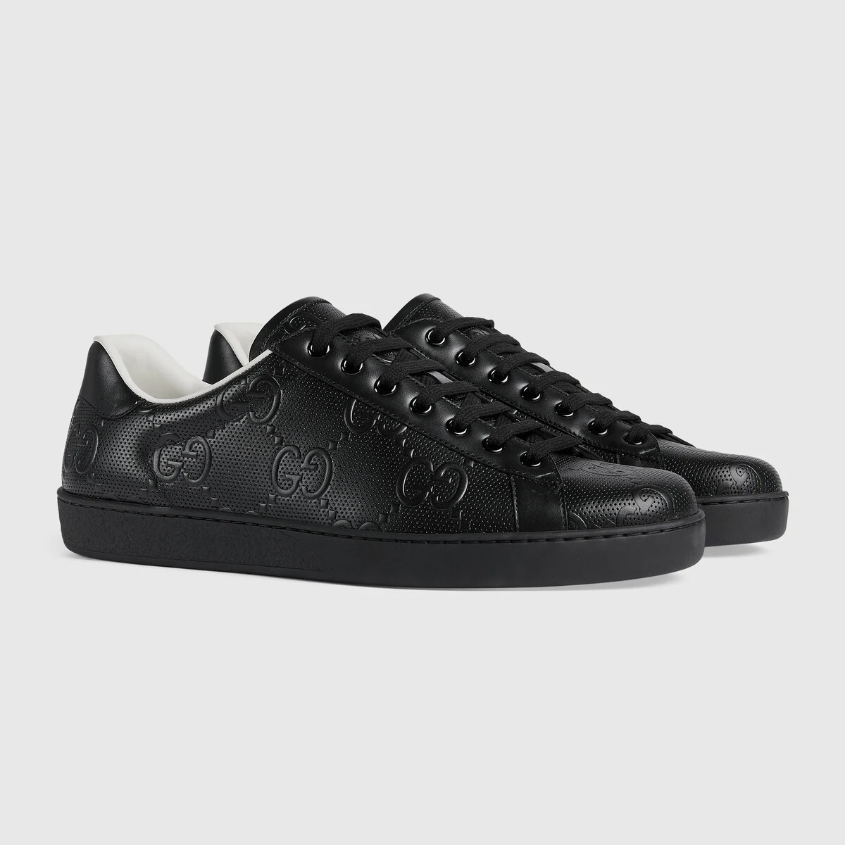 GUCCI Men's Ace GG embossed sneaker | REVERSIBLE