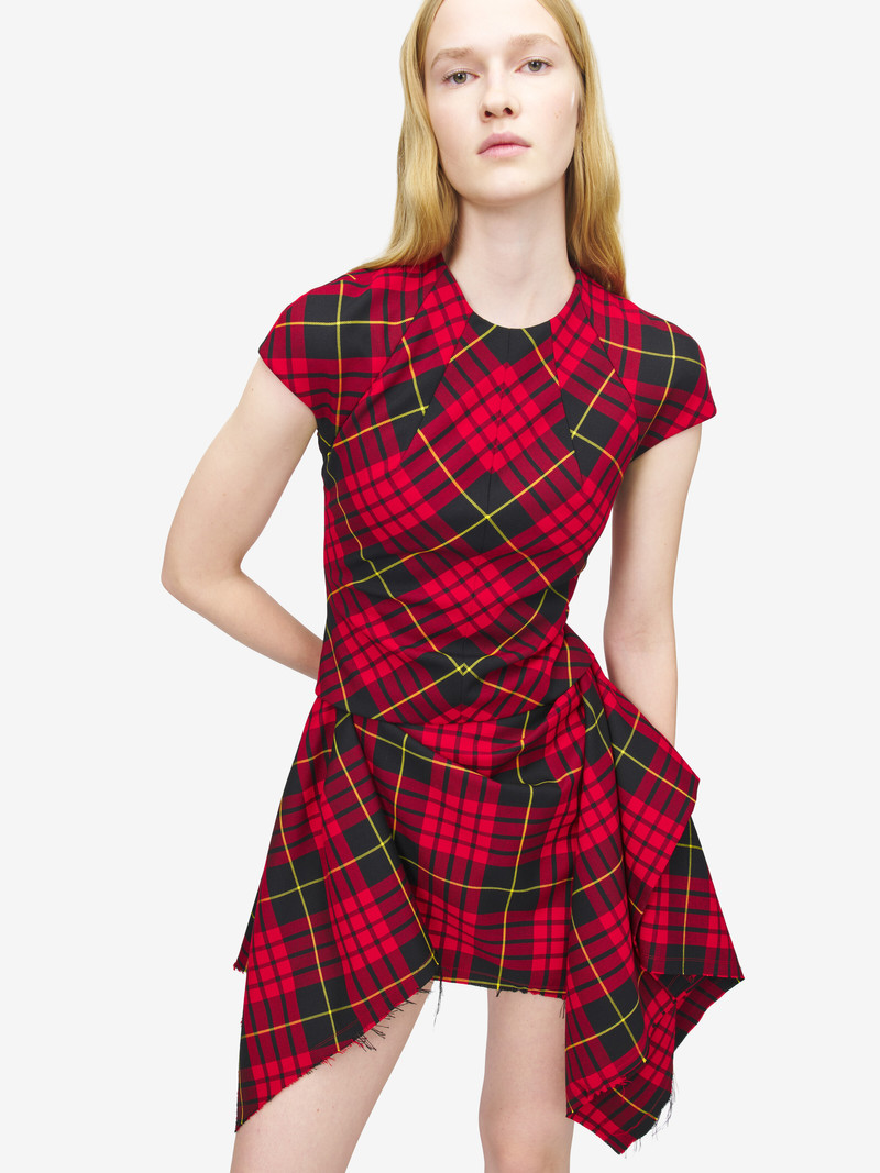 MacQueen' Tartan Mini Dress 6
