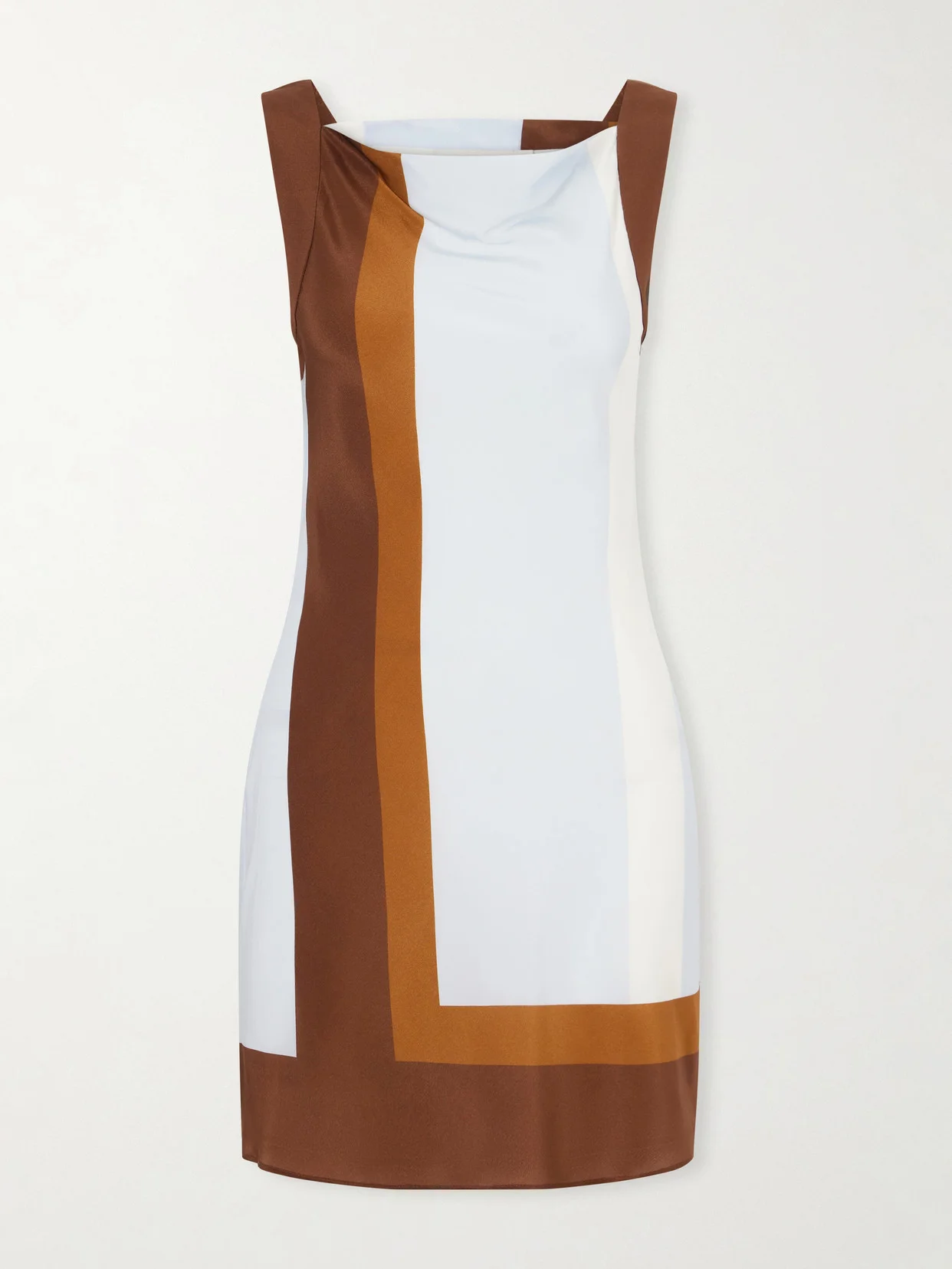 Marais Printed Silk Mini Dress - 1