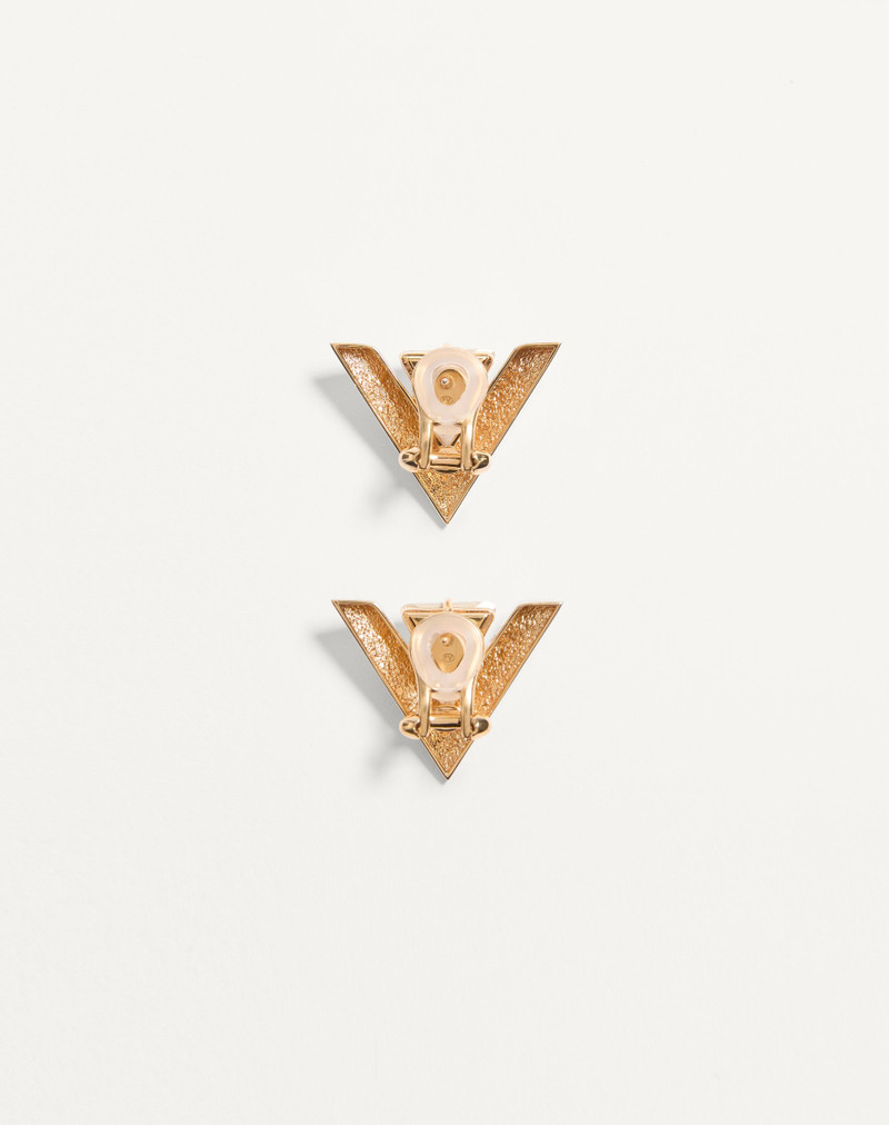JE LES V METAL AND CRYSTAL EARRINGS 5