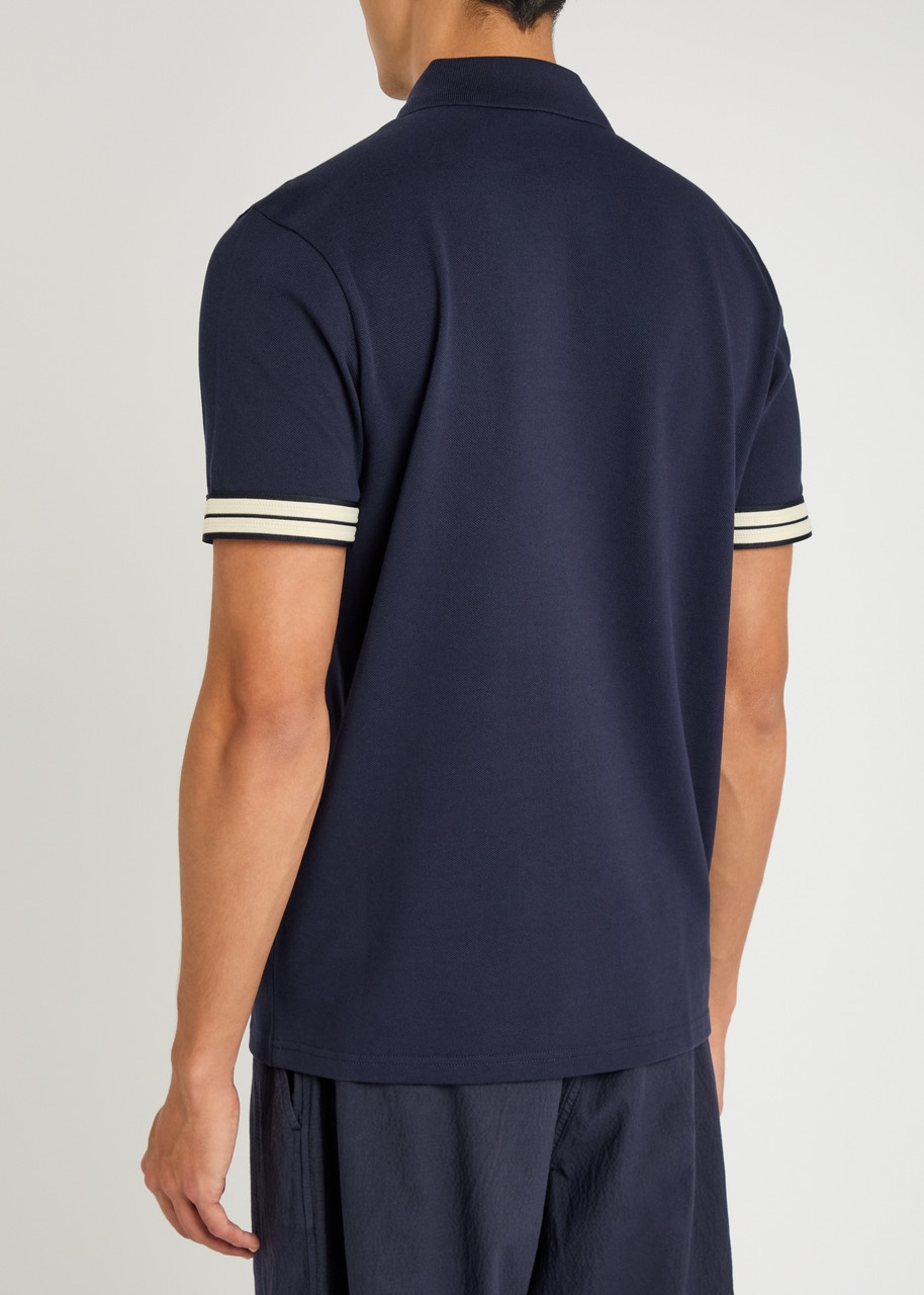 Moncler Piqué Cotton Polo Shirt - 3
