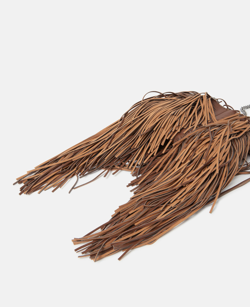 Alter-Suede Fringe Falabella Tiny Tote Bag 7