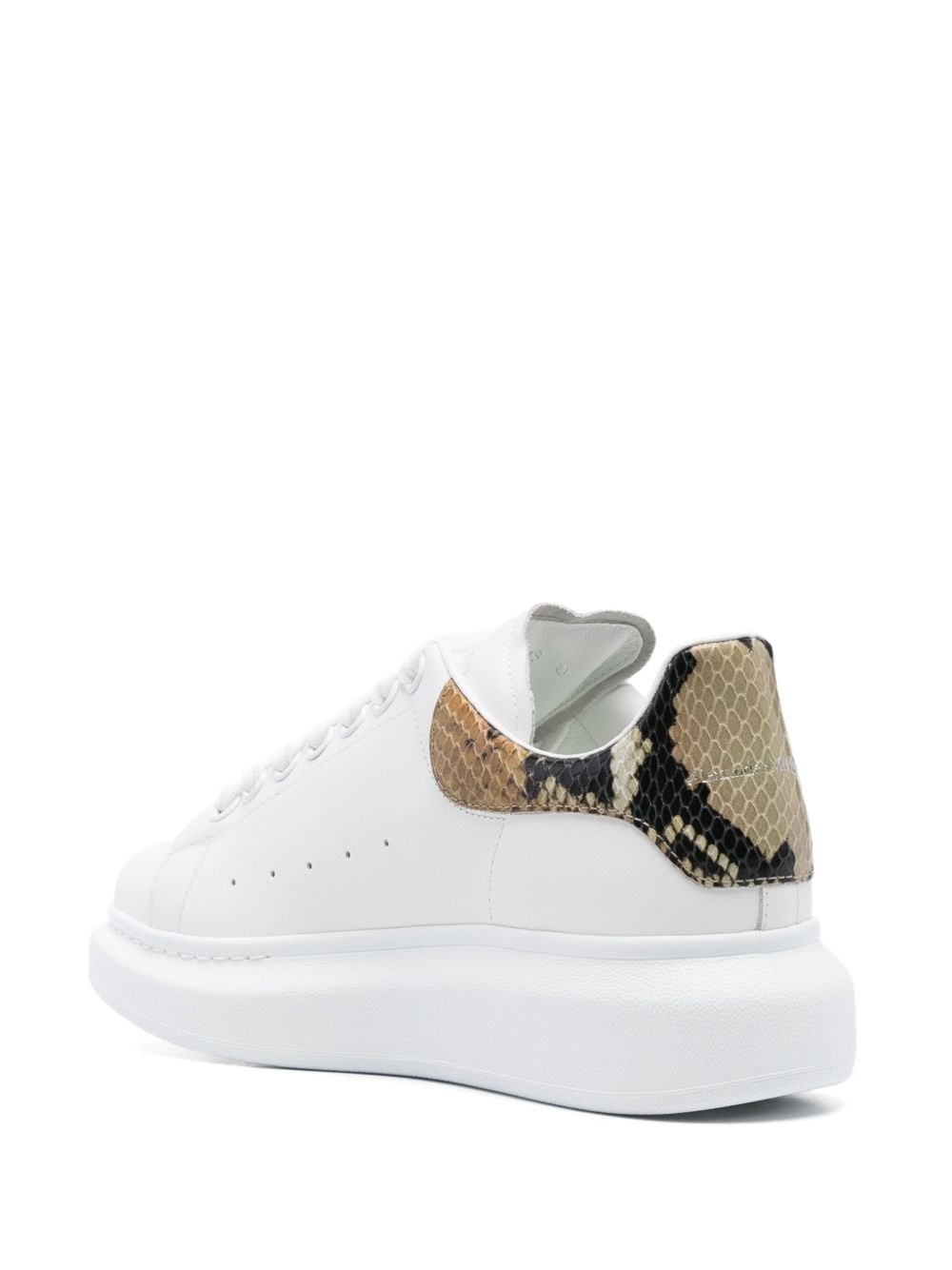 Oversize leather sneakers - 4