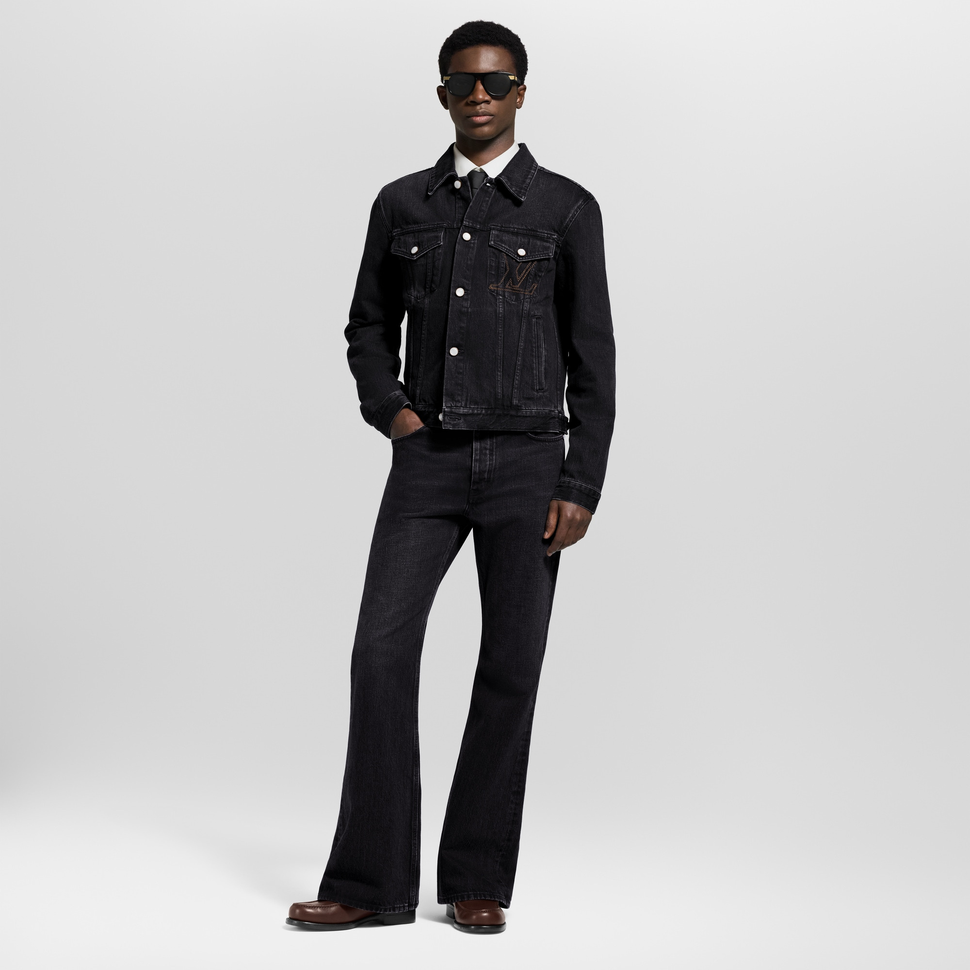 LV Denim Trucker Jacket - 3