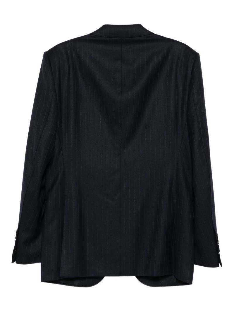 TOM FORD pinstripe two-button blazer outlook