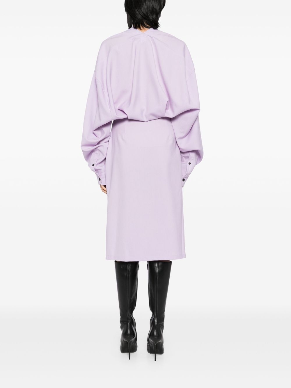 V-neck dress - 4