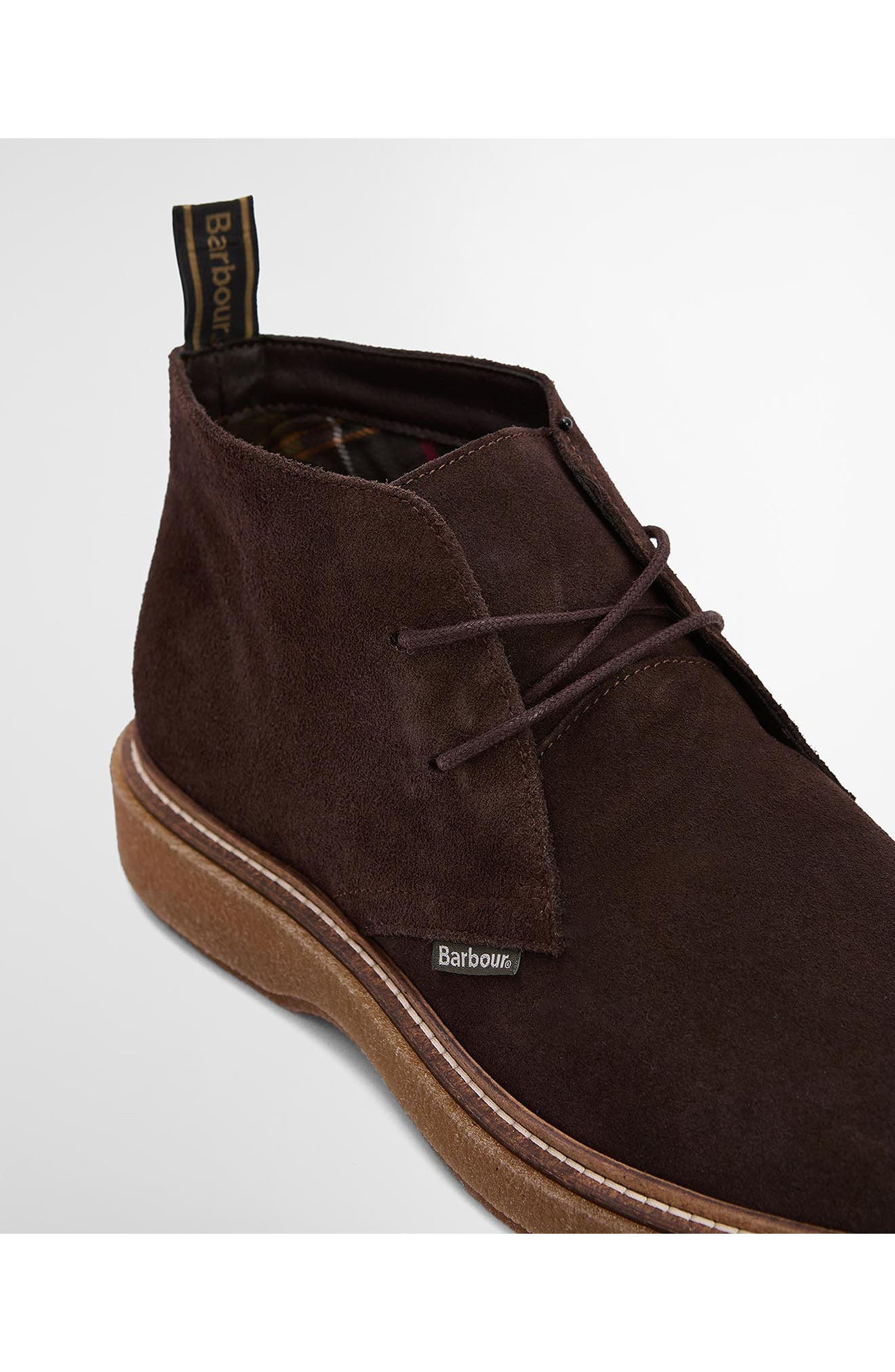 Barbour Blaine Chukka Boot in Chocolate Suede at Nordstrom - 6