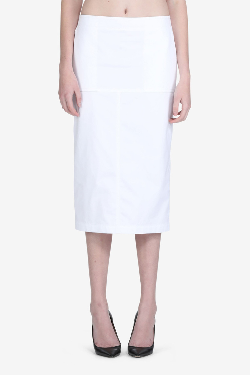 COTTON PENCIL SKIRT 1