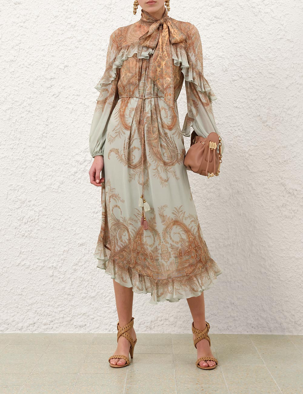 MEMENTO FLUTTER MIDI DRESS - 2