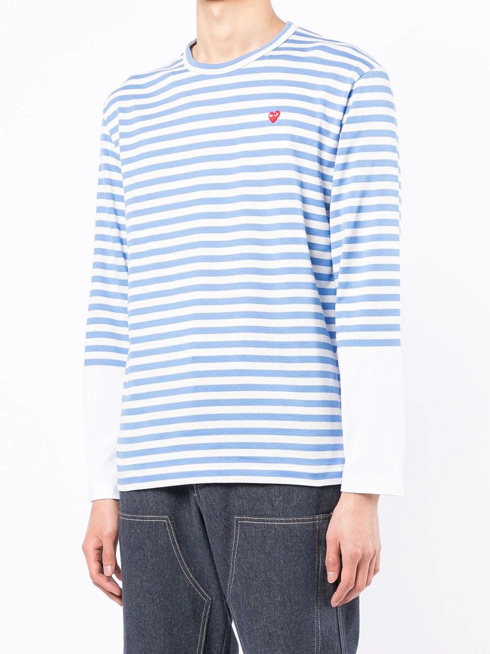 striped long-sleeve T-shirt - 3