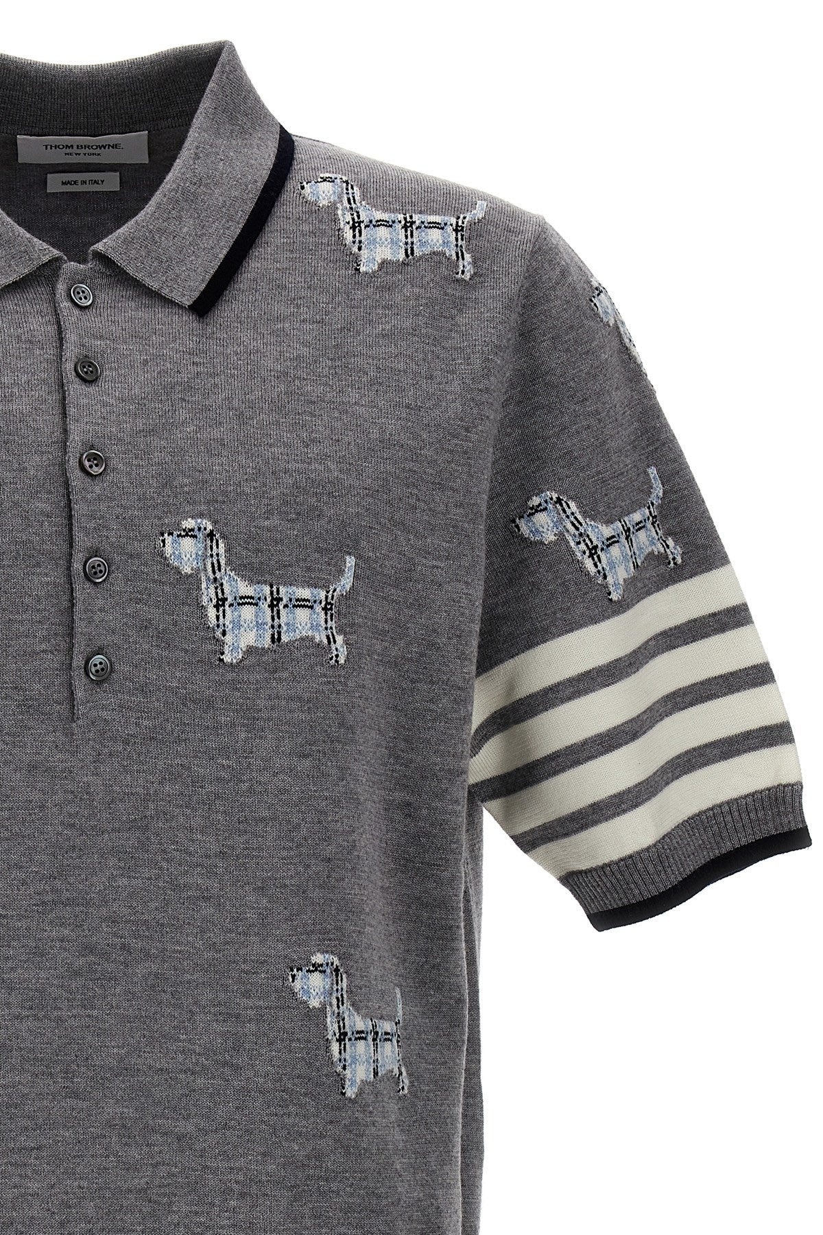 Thom Browne Men 'Hector' Polo Shirt - 2