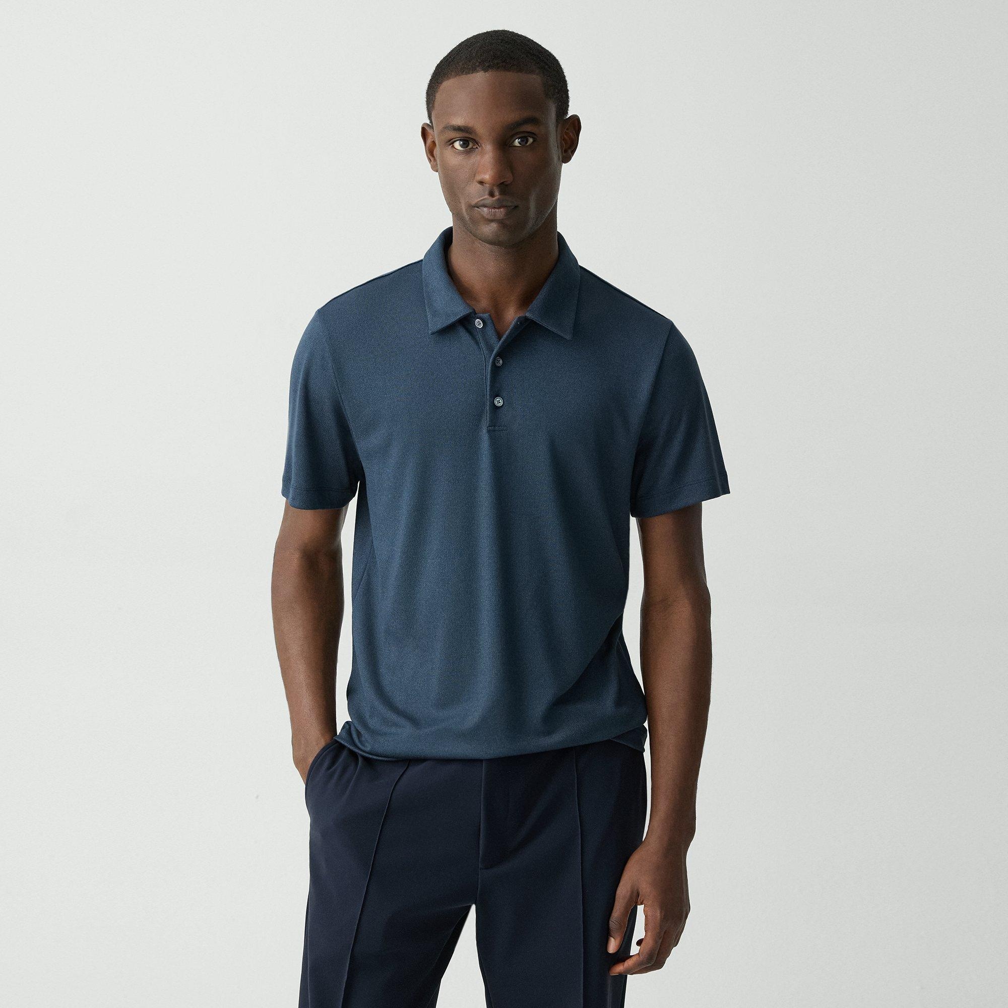 Bron Polo Shirt in Anemone Modal Jersey - 2