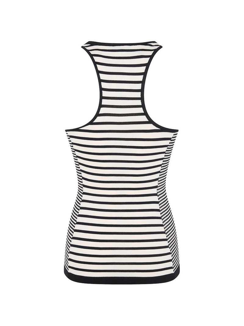 ELISABETTA FRANCHI striped top outlook