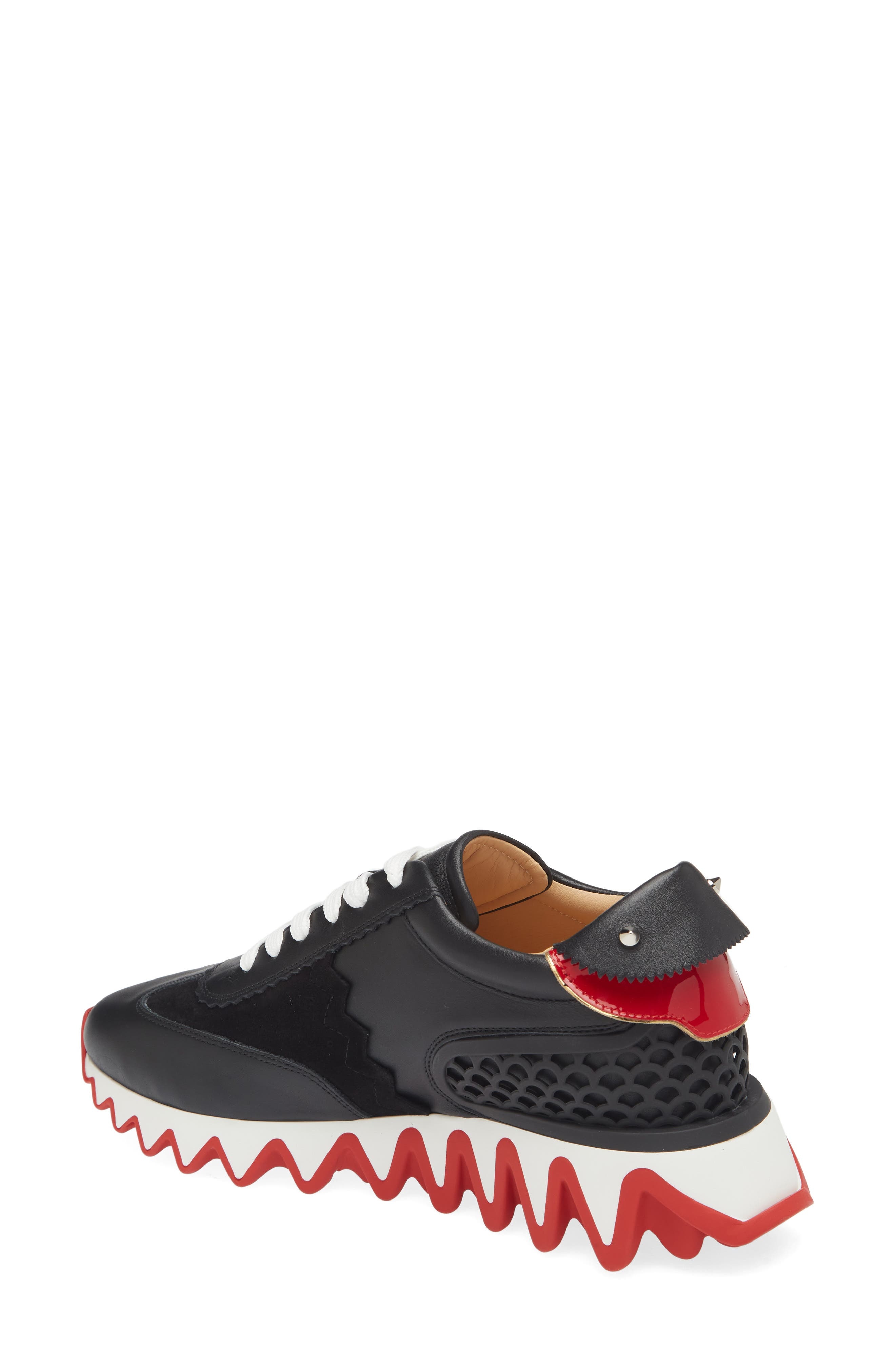 Christian Louboutin Loubishark Sneaker in Black/Red at Nordstrom - 2
