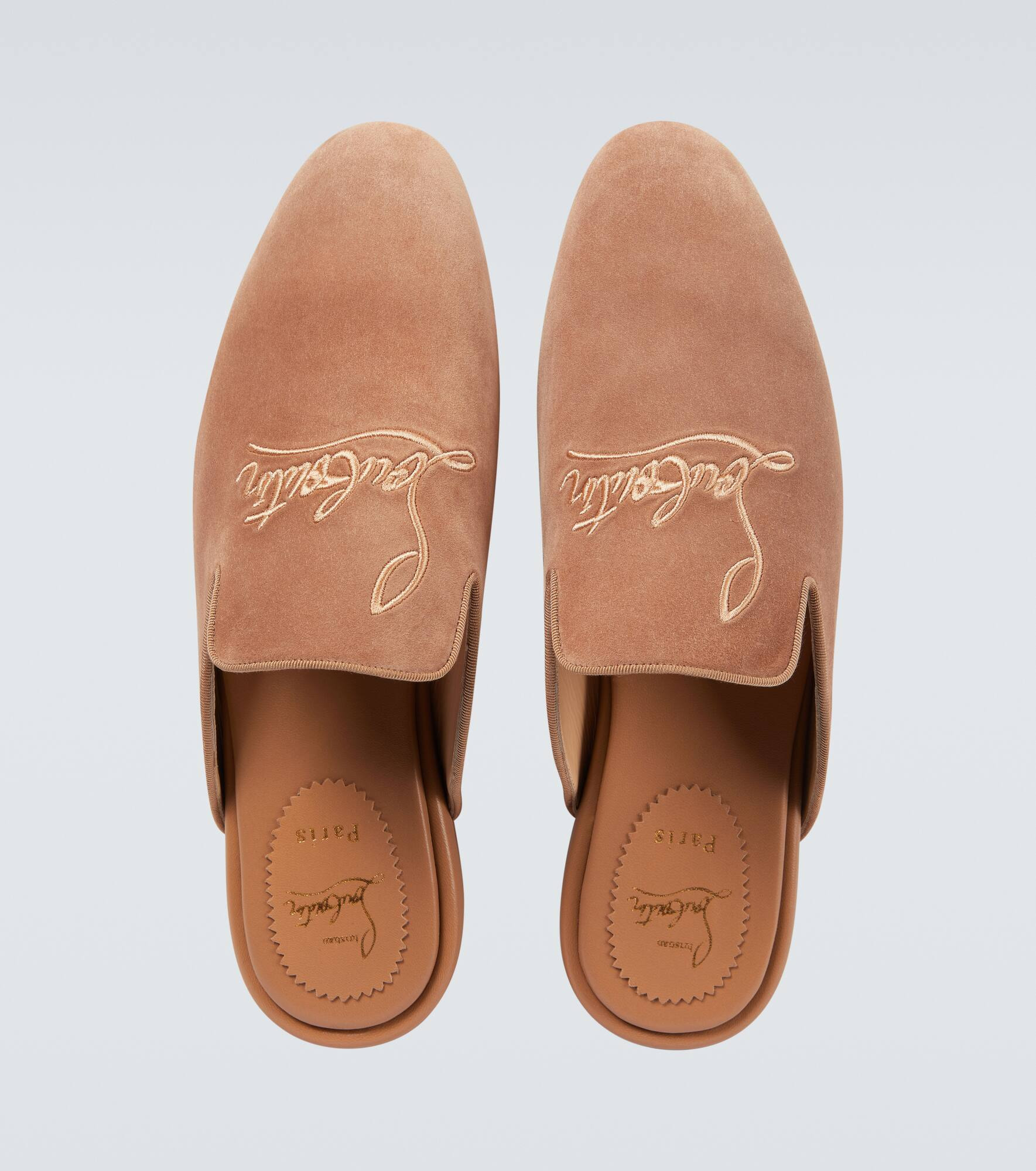 Exclusive to Mytheresa – Navy Coolito Flat mules - 4