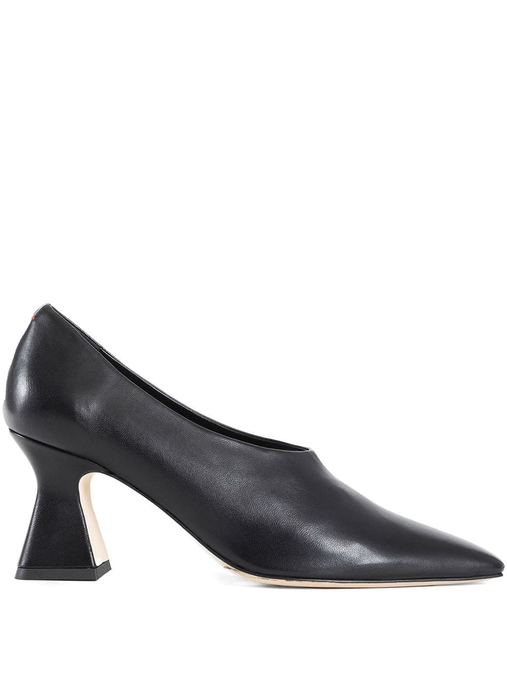 60mm square toe leather loafers - 1