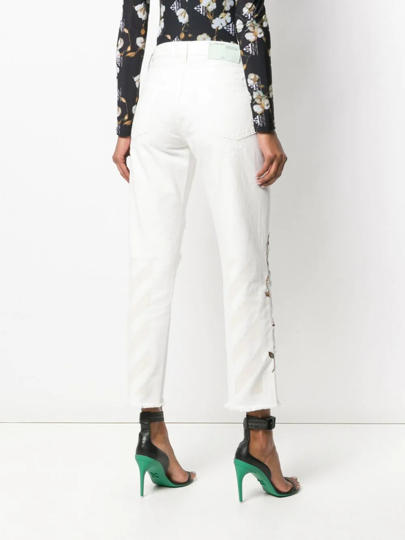 distressed flowers jeans 4