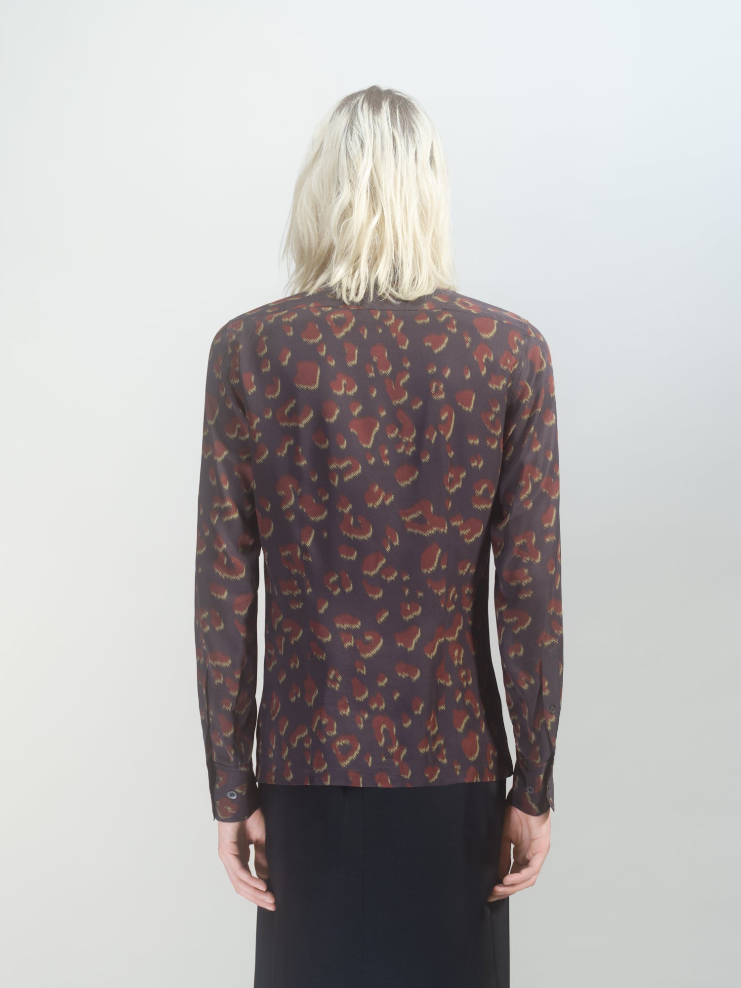 BOW COLLAR SHIRT - 4