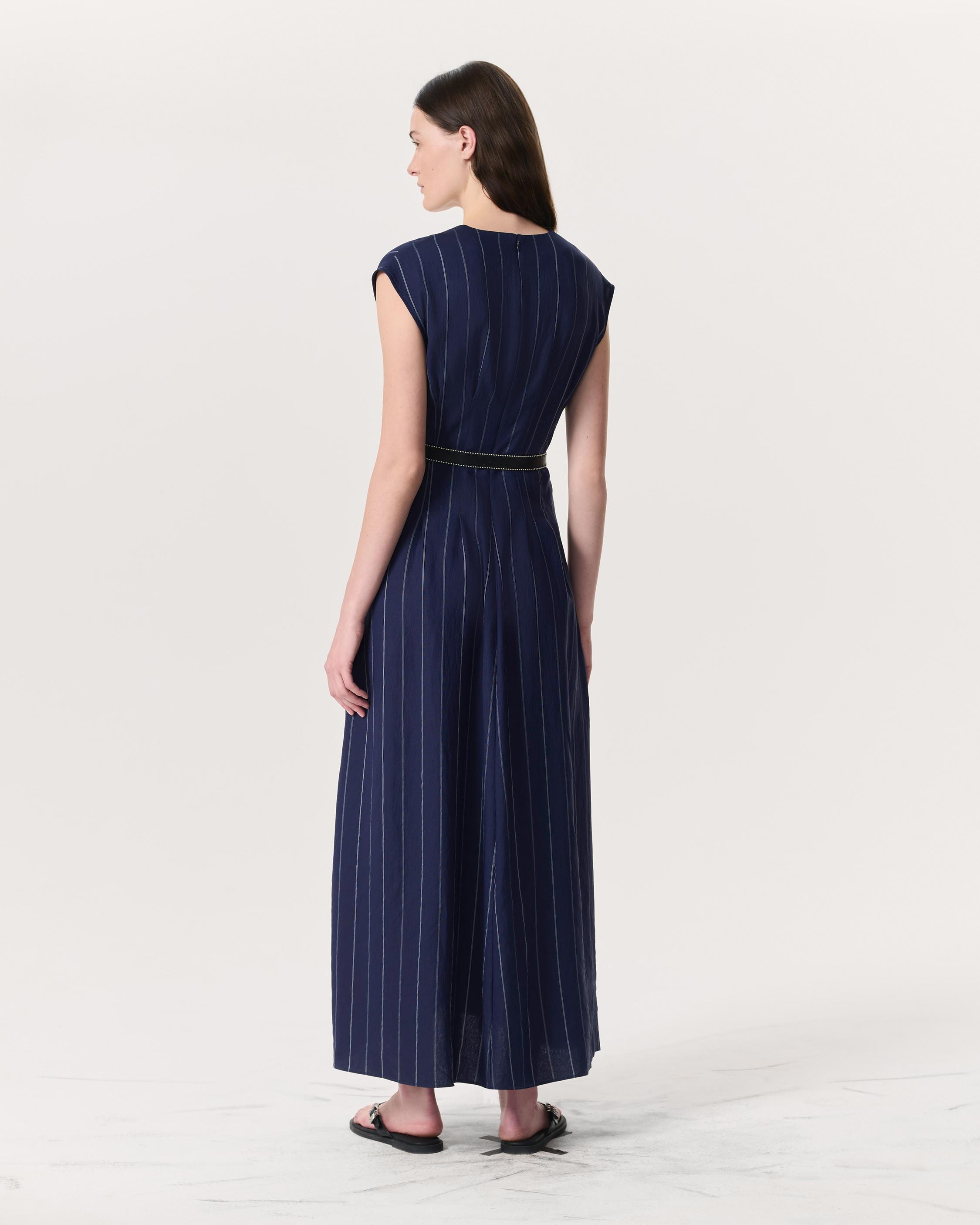 Ines Striped Sleeveless Maxi Dress - 5