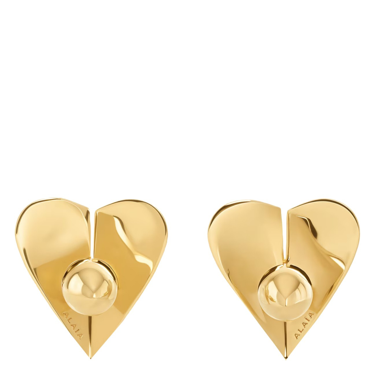 Alaia Women Le Coeur Torn Earrings - 2