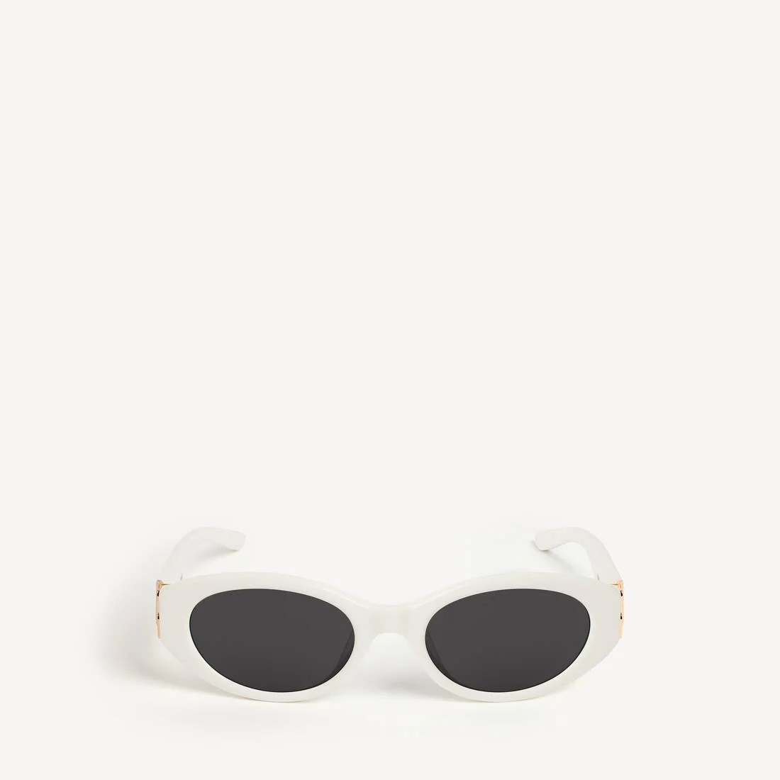 Women's Cosmo Round Af Sunglasses in Off White - 1