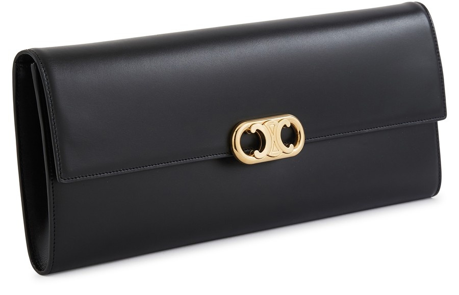 Maillon Triomphe Clutch in Shiny Calfskin - 2