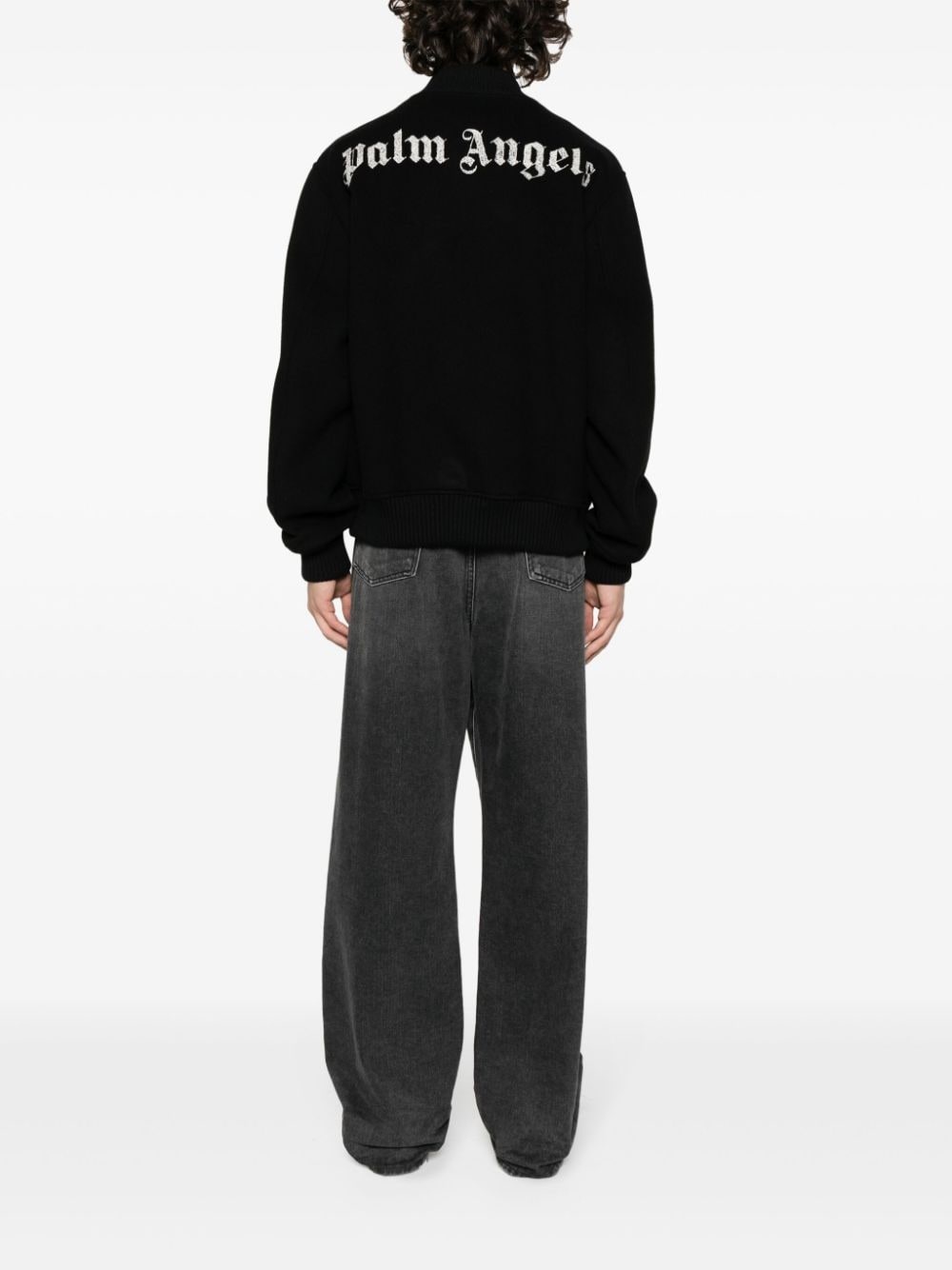 monogram-embroidered bomber jacket - 2
