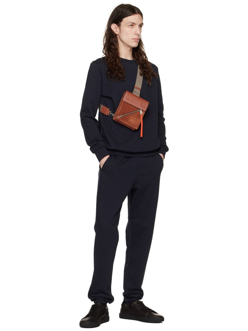 Paul Smith Navy Paint Splatter Sweatshirt outlook