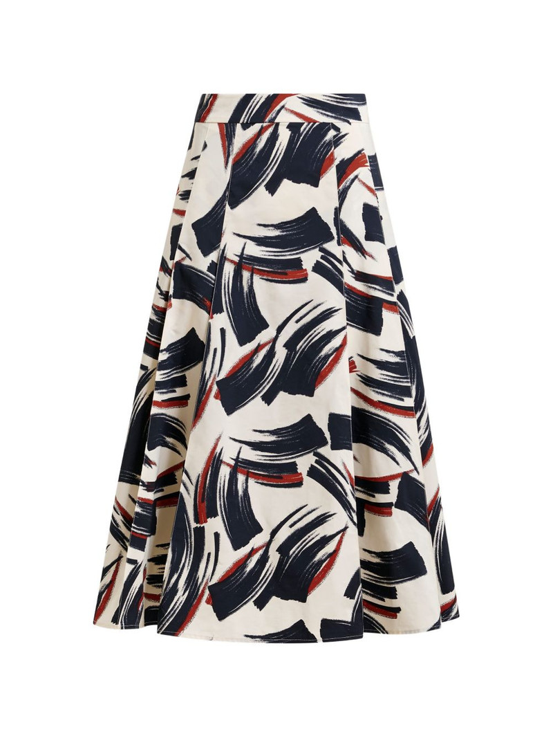 printed midi skirt 1