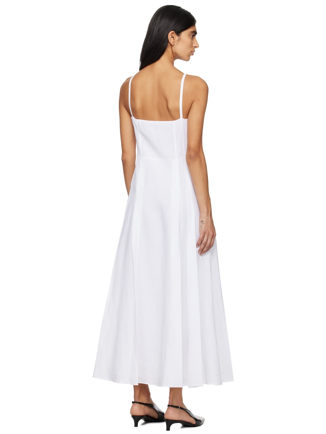 White Keely Maxi Dress - 3