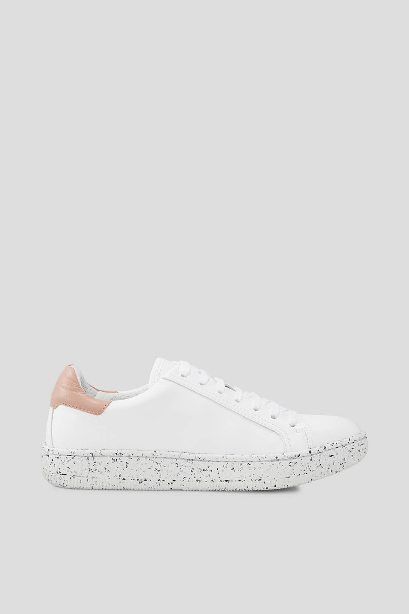 BOGNER MALMÖ SUSTAINABLE SNEAKERS IN WHITE/PINK outlook