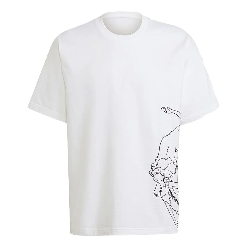adidas originals Artist Tee Ss Short Sleeve Men's White HA4695 - 1