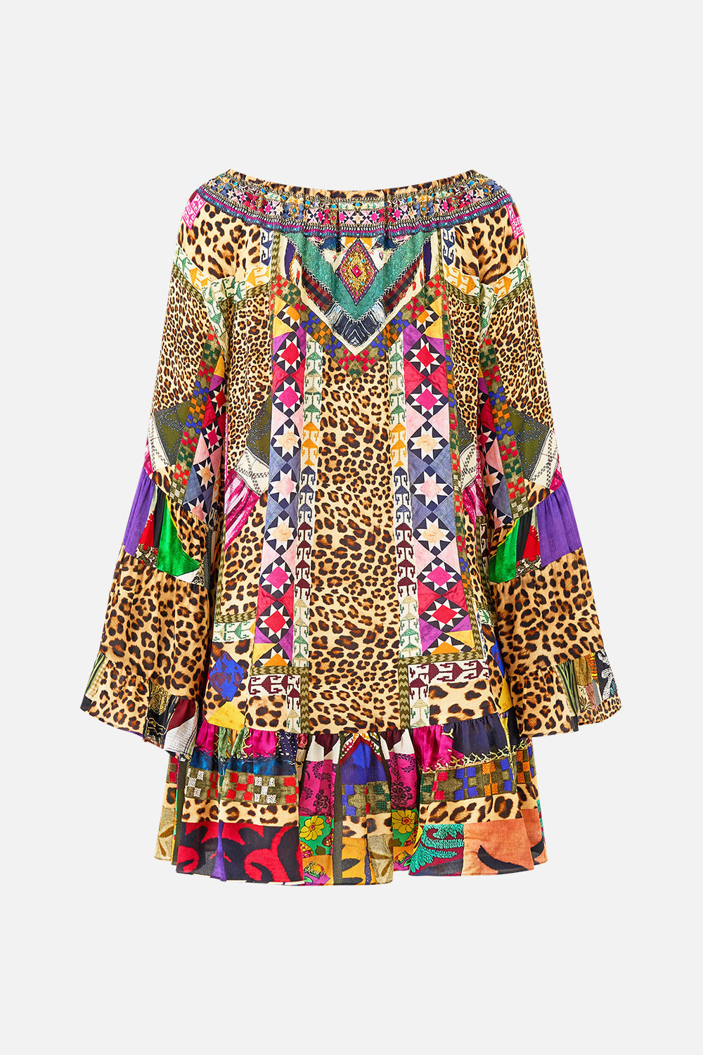 A LINE FRILL DRESS - 8
