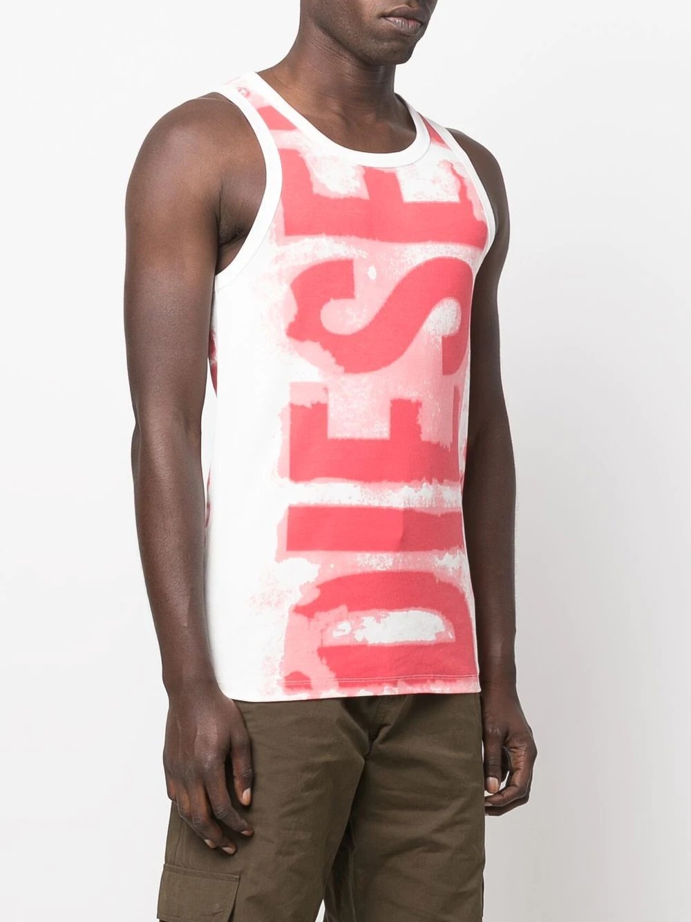 logo-print tank top - 3