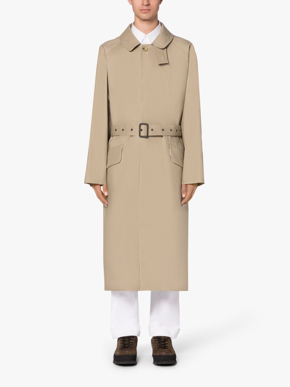 ST HONORE FAWN BONDED COTTON COAT - 2