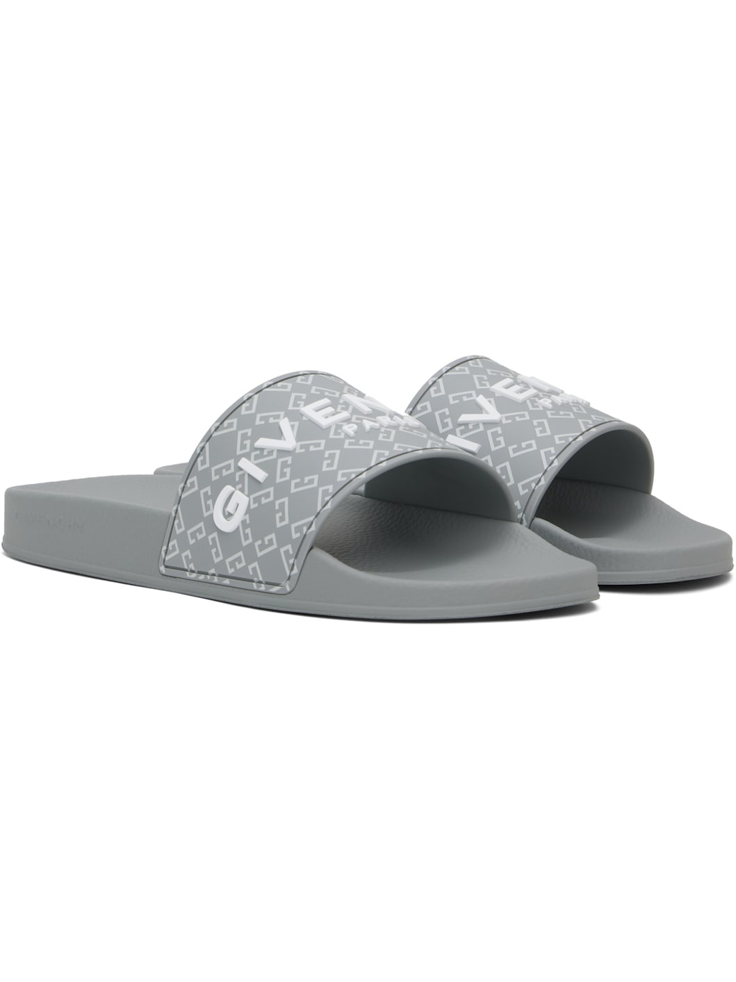 Gray Monogram 72 Pool Slides - 4
