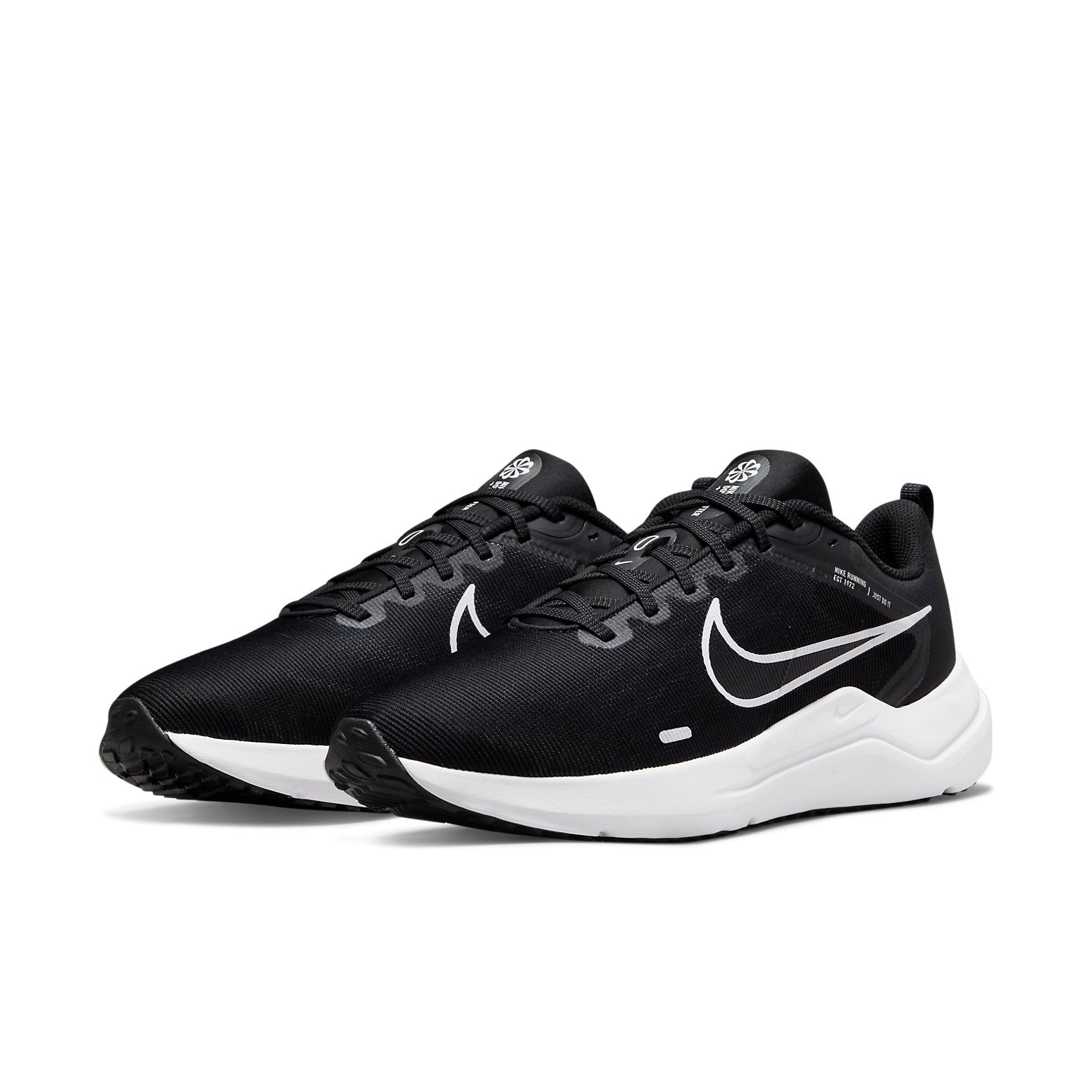 Nike Downshifter 12 'Black White' DD9293-001 - 3