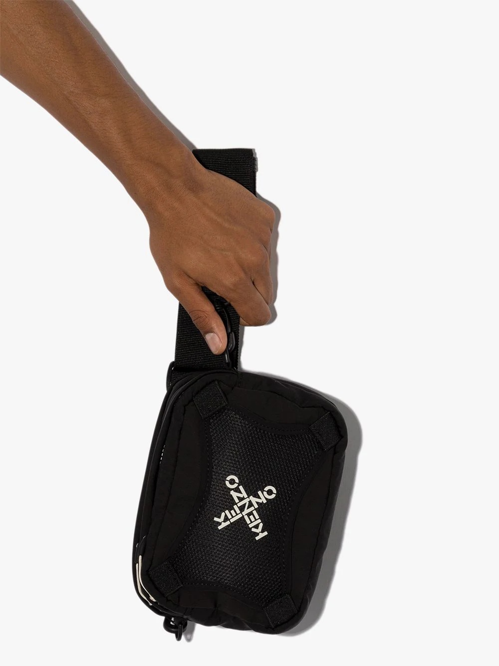 Active logo-print crossbody bag - 4