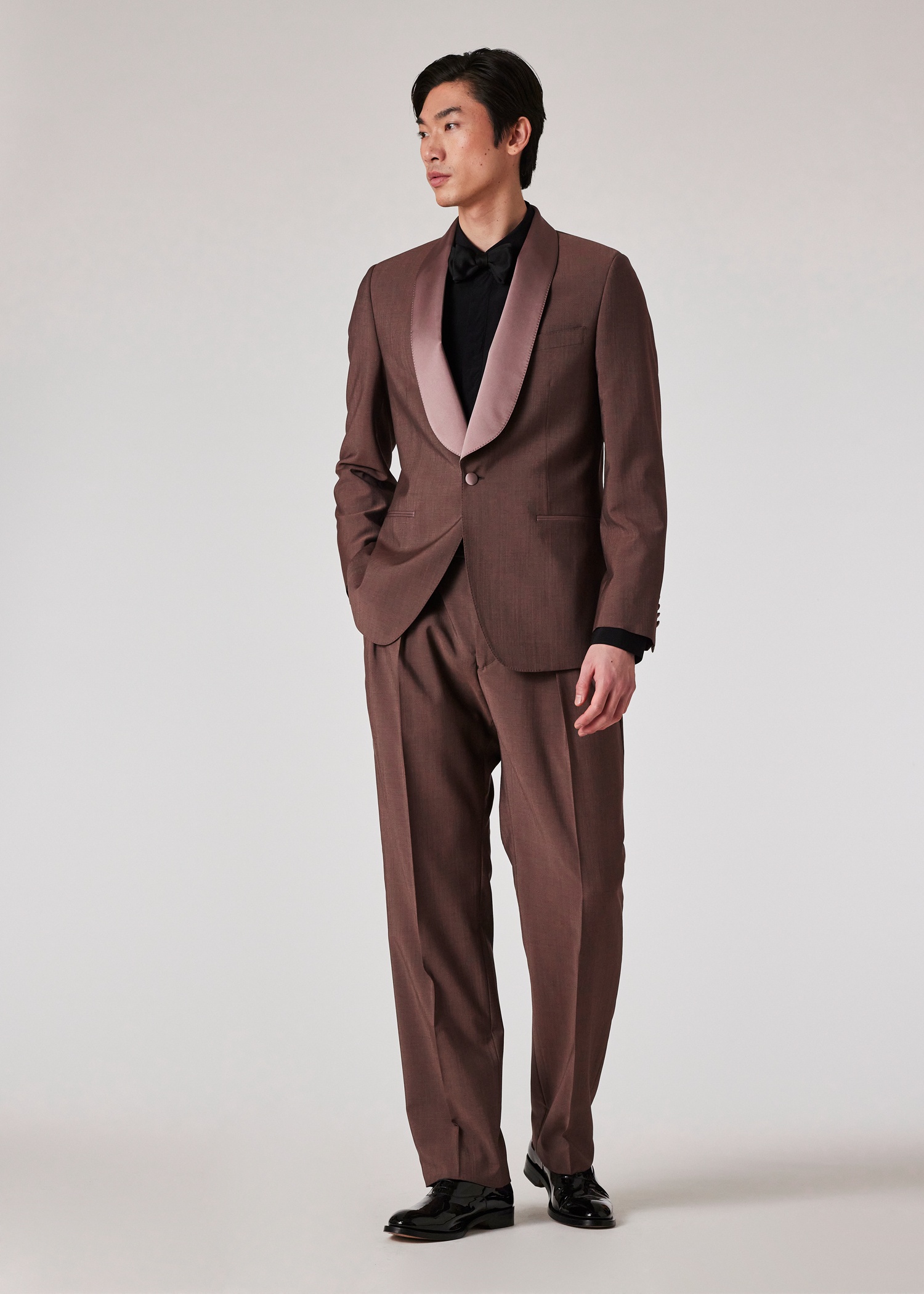 Dark Mauve Wool-Mohair Suit - 7