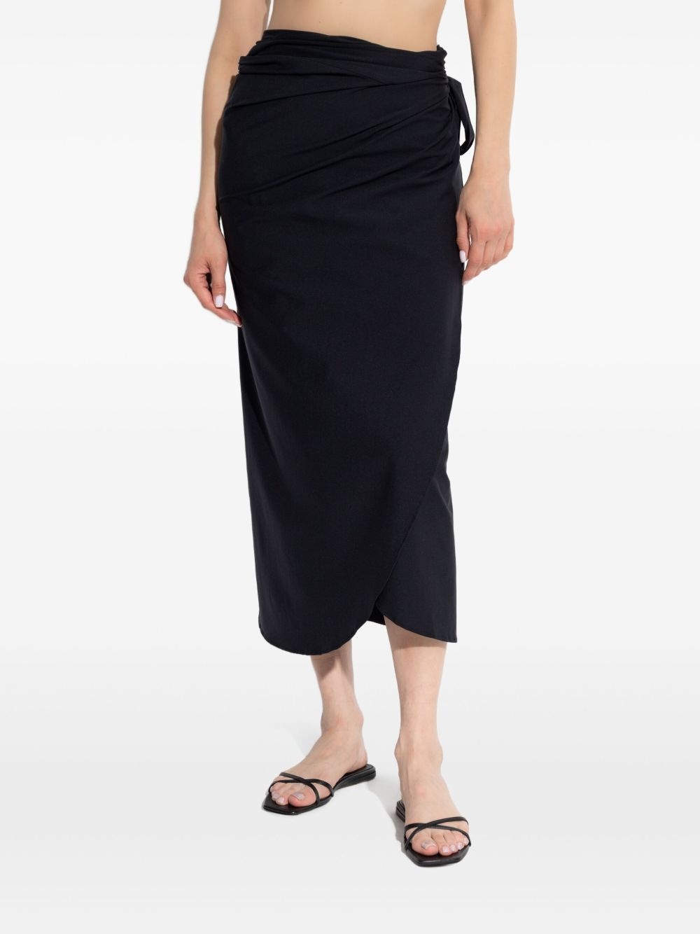 ruched midi skirt - 3