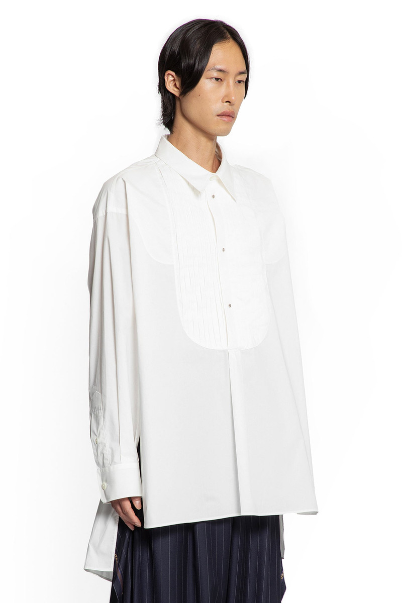 HED MAYNER Cotton-Poplin-Shirt-With-Bib outlook