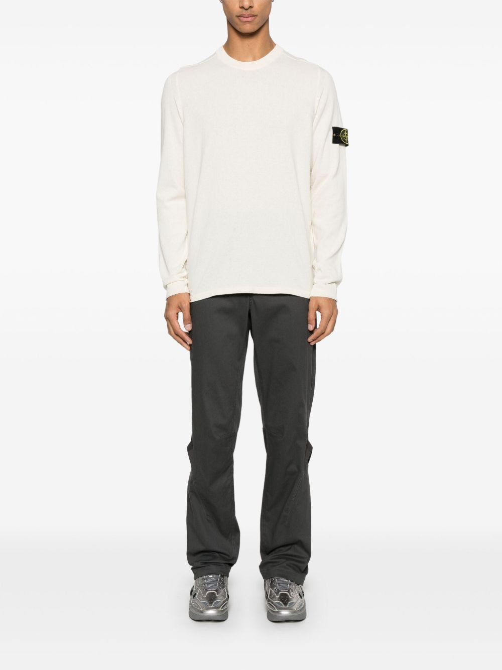 Compass-badge sweater - 2