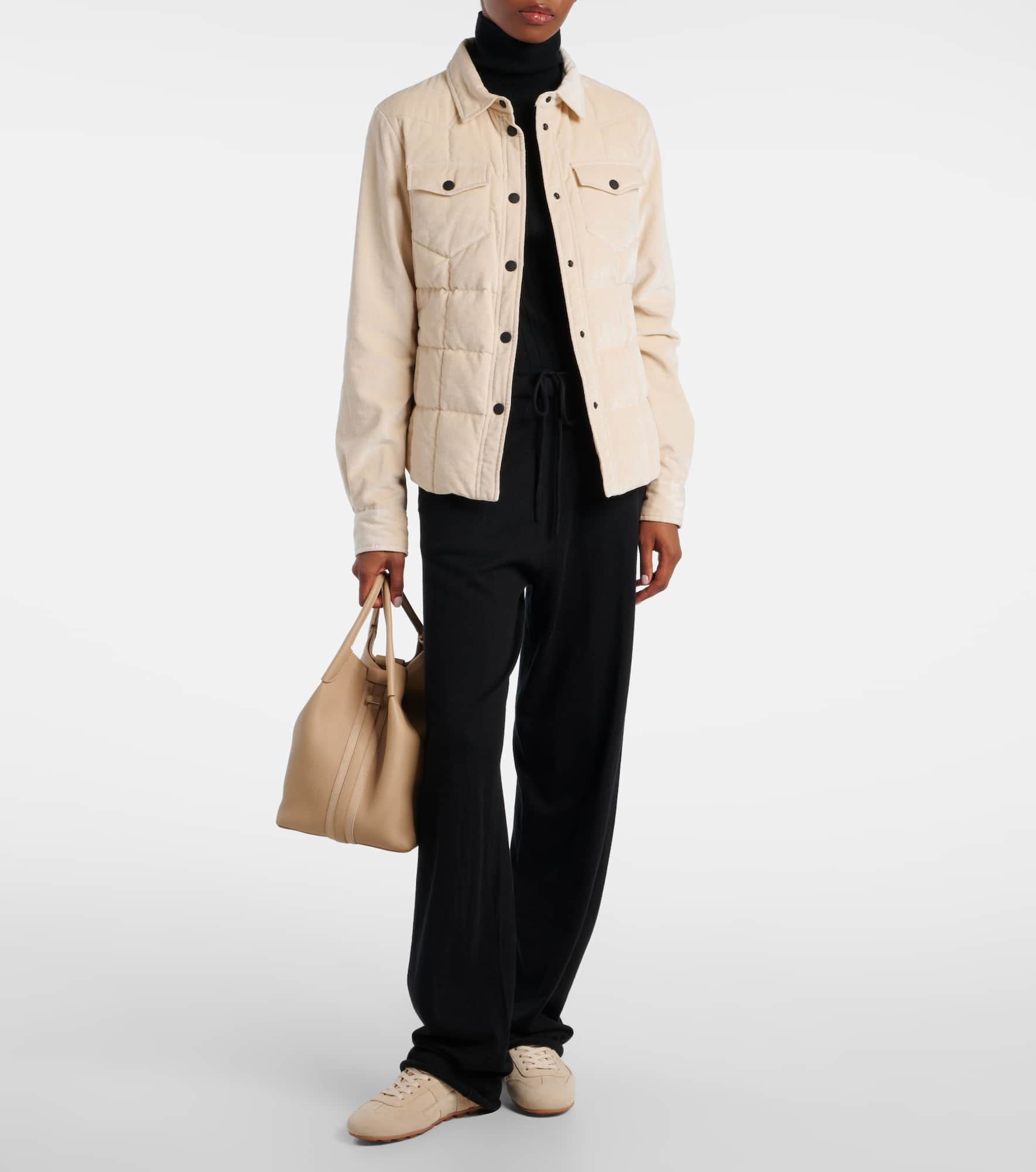 Nangy cotton-blend down overshirt - 2